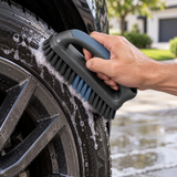 GLEAMVORA TreadCore Firm-Bristle Tire Scrub Brush