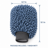 GLEAMVORA CloudWeave Microfiber Wash Mitt