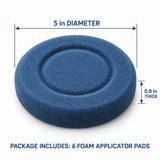 GLEAMVORA EvenCoat Foam Applicator Pad Set